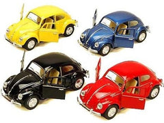 KiNSMART 1967 Volkswagen Classic Beetle 5inch 1:32 Scale Die Cast Metal Model Toy Cars SetOf4