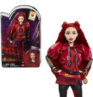 Mattel Disney Descendants: The Rise of Red Fashion Doll & Accessory – Red, Daughter of Queen of Hearts with Movie-Inspired Clothes & Pocket Watch