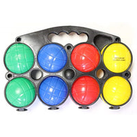 Fun Stuff Beach/Lawn Game- 4 Player Economy Bocce Ball Set with Carry Case