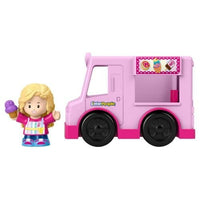 Fisher-Price Little People Barbie Ice Cream Truck Toy Vehicle