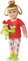 My Life As Poseable Grinch Sleepover 18 inch Doll, Blonde Hair, Blue Eyes