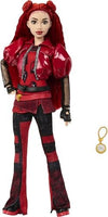 Mattel Disney Descendants: The Rise of Red Fashion Doll & Accessory – Red, Daughter of Queen of Hearts with Movie-Inspired Clothes & Pocket Watch