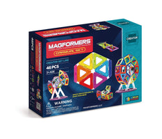 Magformers Creator Carnival Set (46-pieces) Deluxe Building Set. Magnetic Building Blocks, Educational Magnetic Tiles, Magnetic Building STEM Toy Set