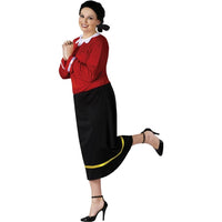 FunWorld Women's Olive OYL Costume - Plus Size 1X/2X - Dress Size 16-20