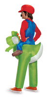 Mario Riding Yoshi Child Costume, One Color, One Size Child