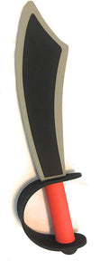 The Mardi Gras Krewe Foam Pirate Sword- 18 inches long