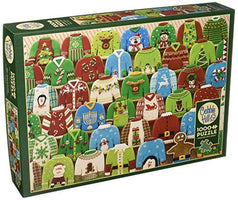 Cobble Hill 1000 Piece Puzzle - Ugly Xmas Sweaters - Sample Poster Included