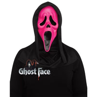 Ghost Face Pink Fluorescent Mask