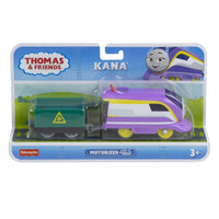 Thomas & Friends Motorized Toy Train Kana Battery-Powered Engine with Cargo for Preschool Pretend Play Ages 3+ Years