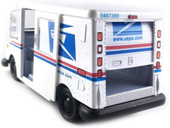 📦 UPS Mercedes-Benz Sprinter + 📬 United States Postal Mail Truck Grumman LLV 5 Inch Die Cast Metal Model Toys SetOf2