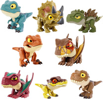 Jurassic World Snap Squad Attitudes Bundle Assortment of 4 Dinosaur Figures