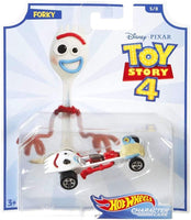 Hot Wheels Forky Toy Story 4 Character Car Diecast Car 1:64 Scale