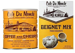 Cafe Du Monde Coffee And Beignet Mix Set – One Can Of Cafe Du Monde Coffee And Chicory And One Box of Beignet Mix