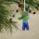 Hallmark Minecraft Zombie Christmas Ornament