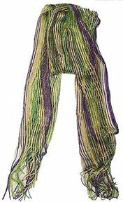 Mardi Gras MARDI GRAS Purple Green Gold Fringe SCARF MASQUERADE COSTUME SEXY