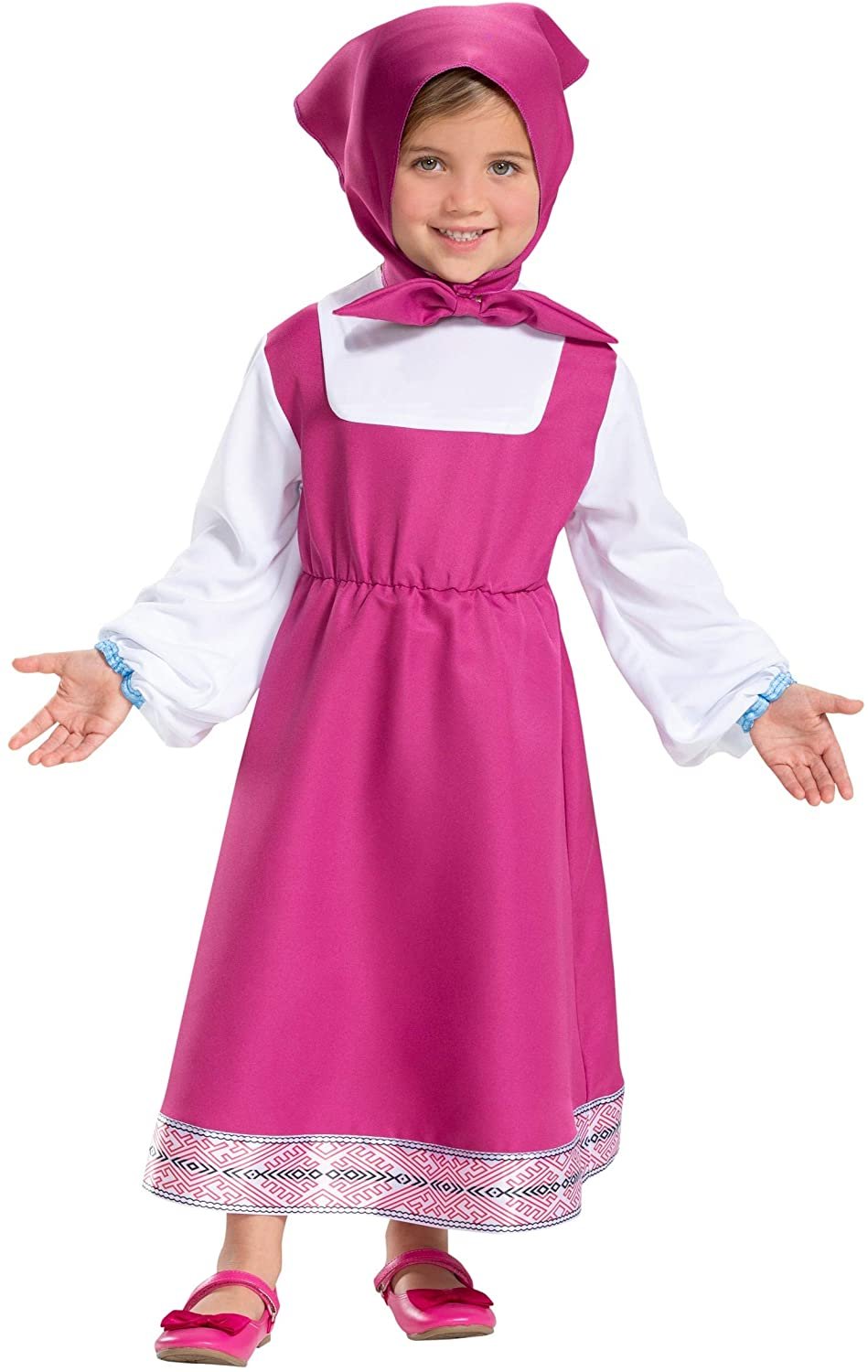 LF Centennial Pte. Girl's Masha and The Bear: Masha Costume 2T Pink