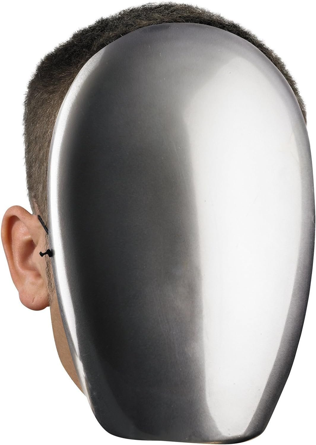 Disguise Costumes No Face Chrome Mask, Adult