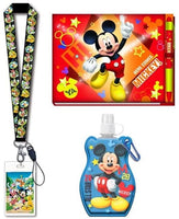 Magical Memories Collection Disney Autograph Book 2022 Pen, Disney Lanyards for Kids and Mickey Water Bottle Key Ring Set, Disneyland Essentials Disney Gifts for Kids, for Boys and Girls Red 24888