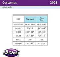 Fun World Pit Dweller Adult Costume, One Size Fits Most