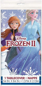 Unique Disney Frozen 2 Rectangular Plastic Tablecover - 1 Pc, multi-colored, one size