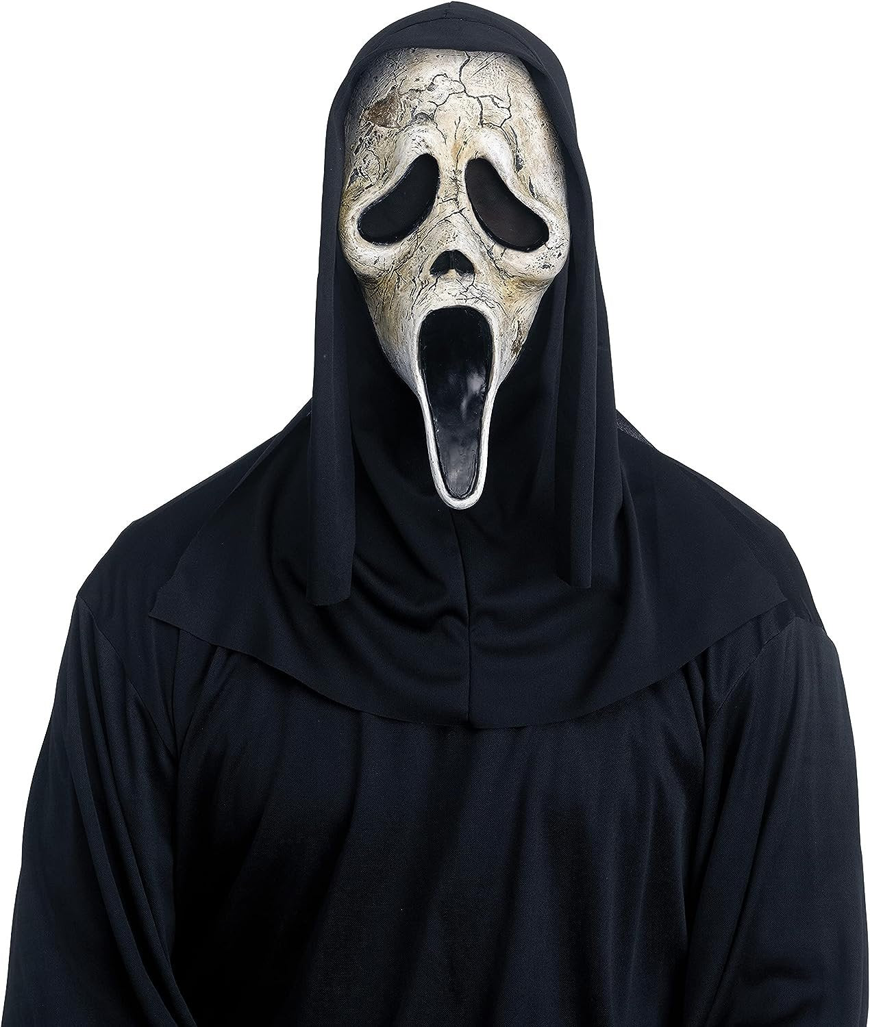 FunWorld Officially Licensed Ghost Face Aged Mask Costume Accessory