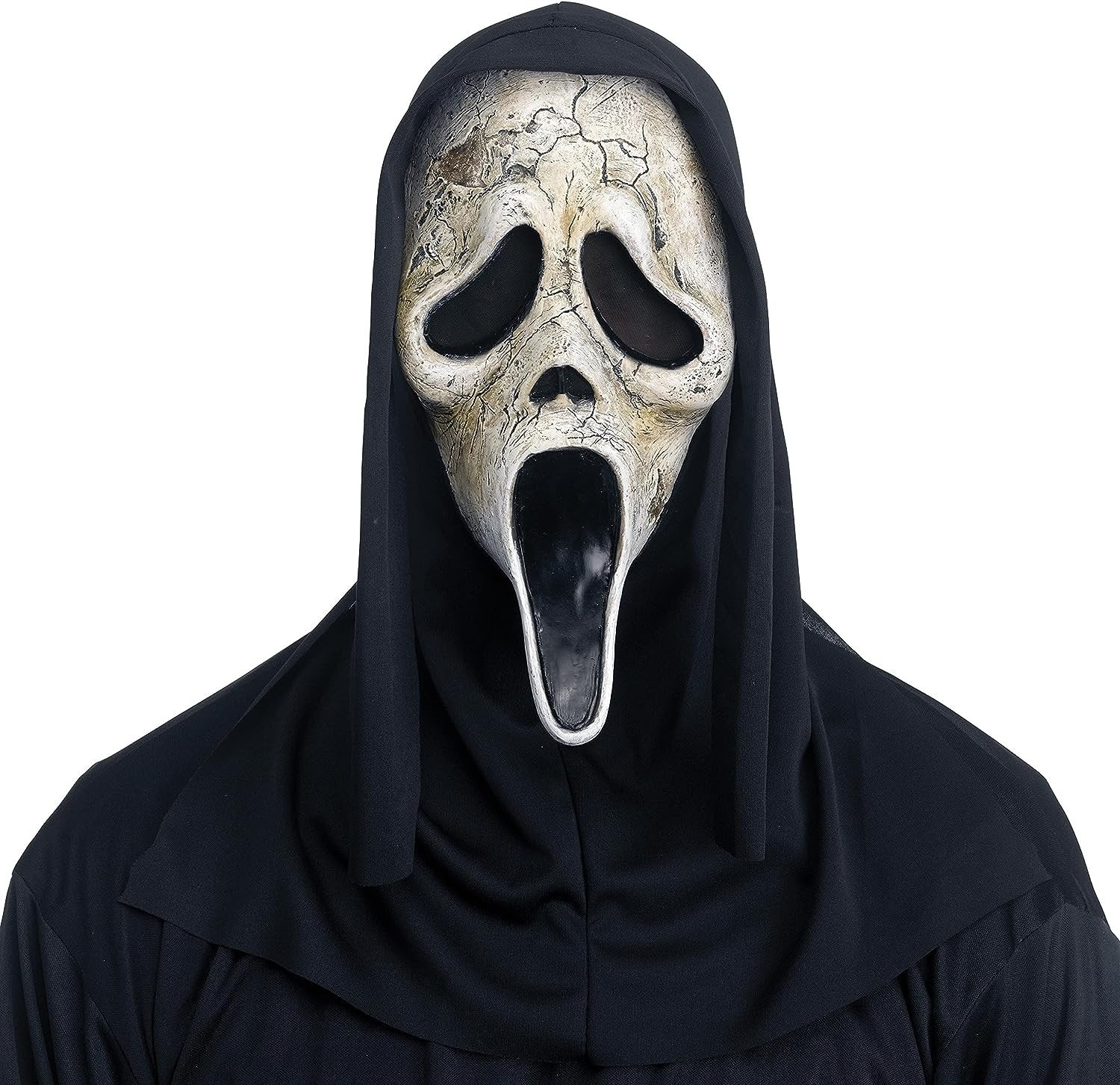 FunWorld Officially Licensed Ghost Face Aged Mask Costume Accessory