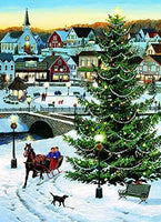 Cobble Hill 500 Piece Puzzle - Village Tree - Sample Poster Included