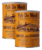 Cafe Du Monde Coffee Chicory, 15 Ounce Ground (2 Pack)