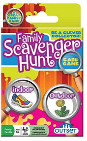 Family Scavenger Hunt Card Game by Outset Media- Travel Friendly Indoor and Outdoor Family Scavenger Hunt - Ages 6+