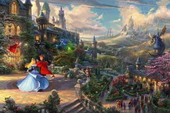 Ceaco Thomas Kinkade The Disney Collection Sleeping Beauty Enchanting Jigsaw Puzzle, 750 Pieces